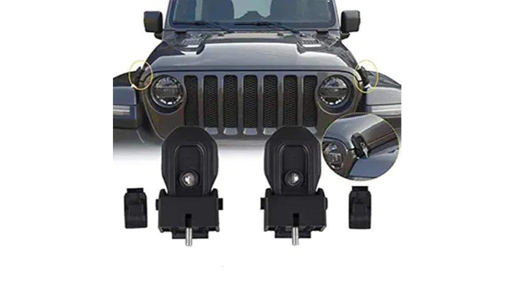 jeep wrangler jl hood latches