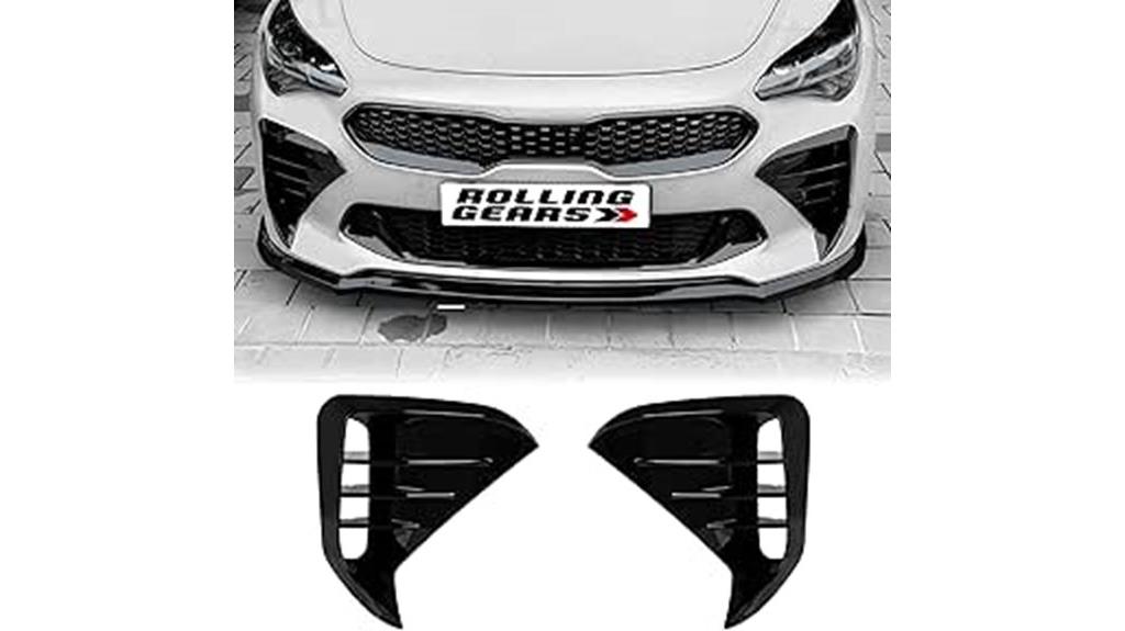 kia stinger bumper vent