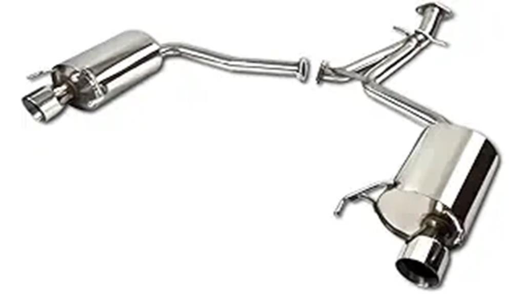 lexus is stainless exhaust