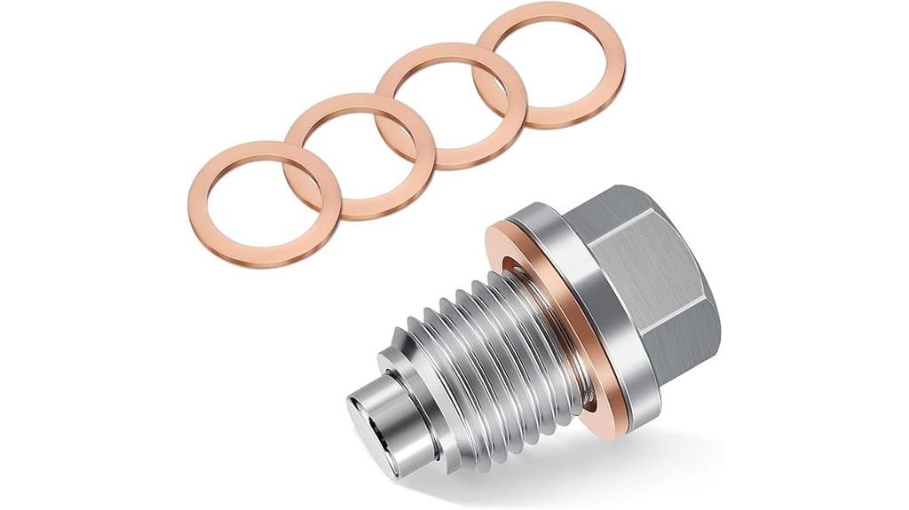 magnetic oil drain plug