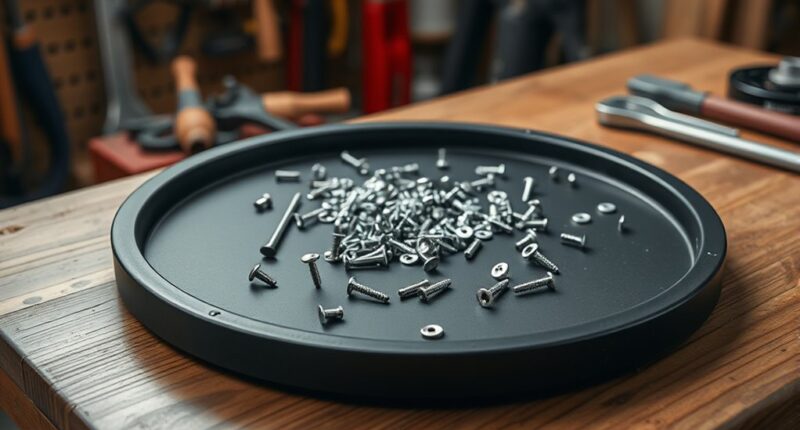 magnetic tool organizer trays
