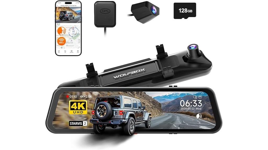 mirror dash cam with starvis