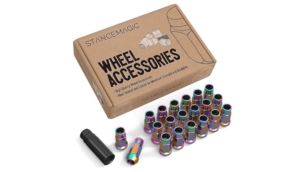 neochrome lug nut set