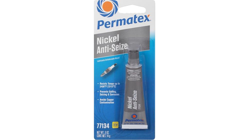 nickel anti seize lubricant tube