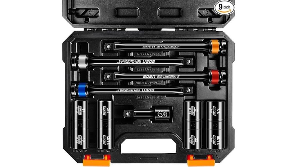 nine piece socket set