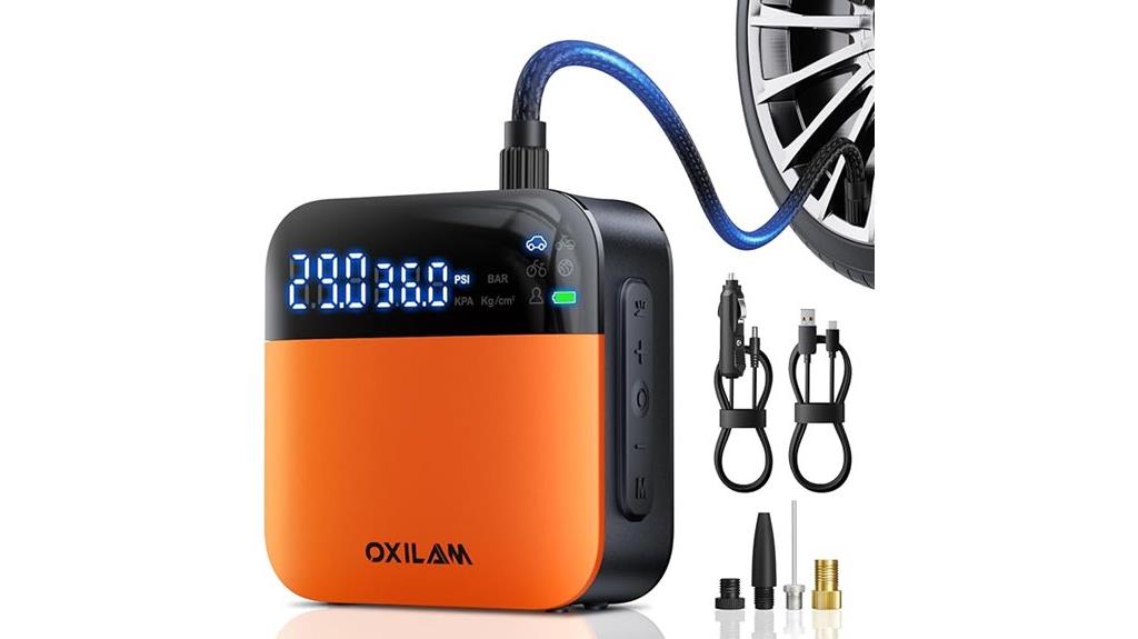 portable tire inflator