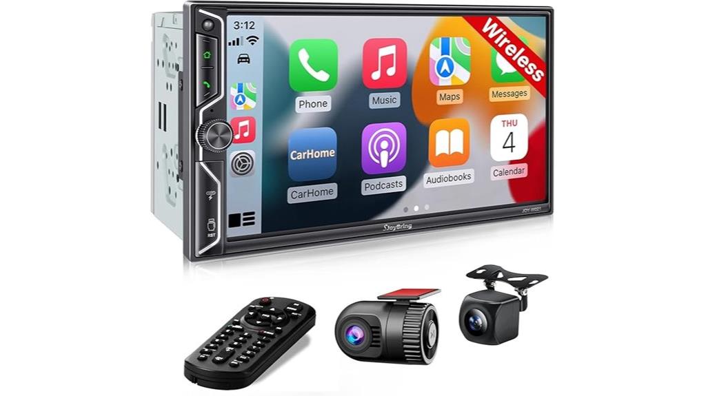 qled car stereo dash cam