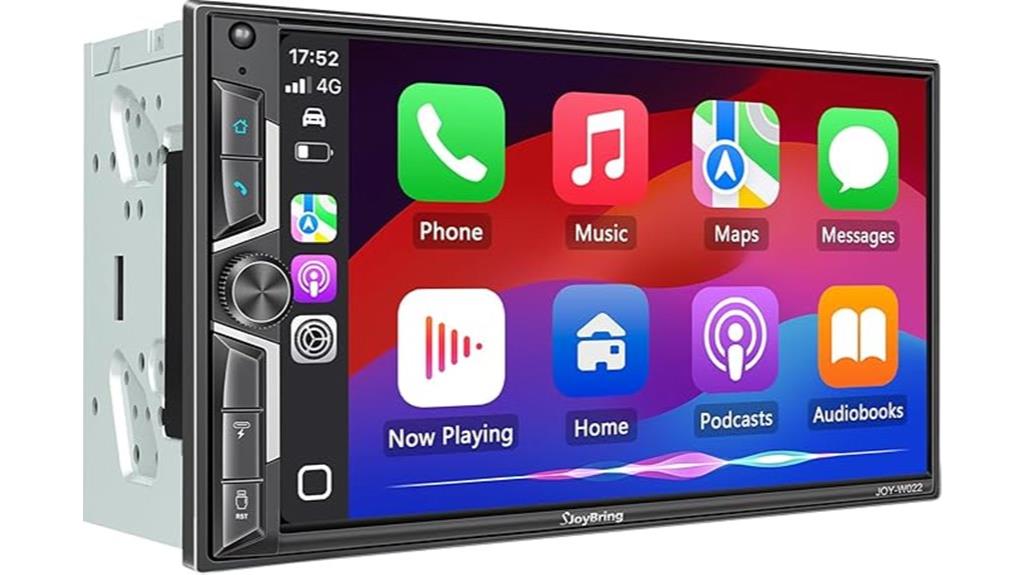 qled double din stereo