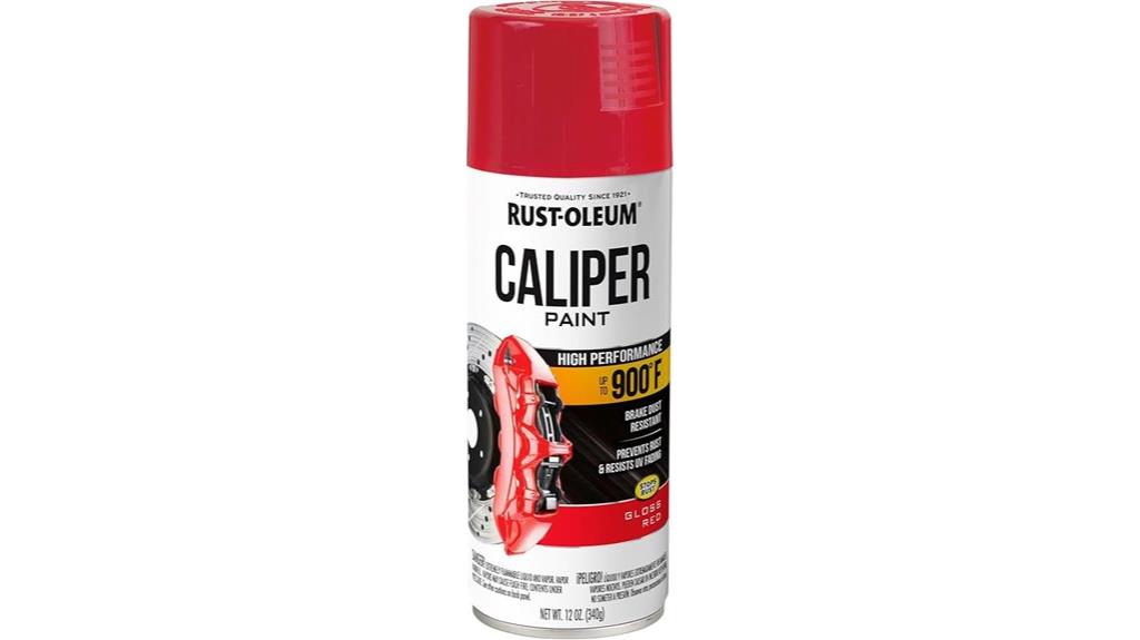 red caliper spray paint