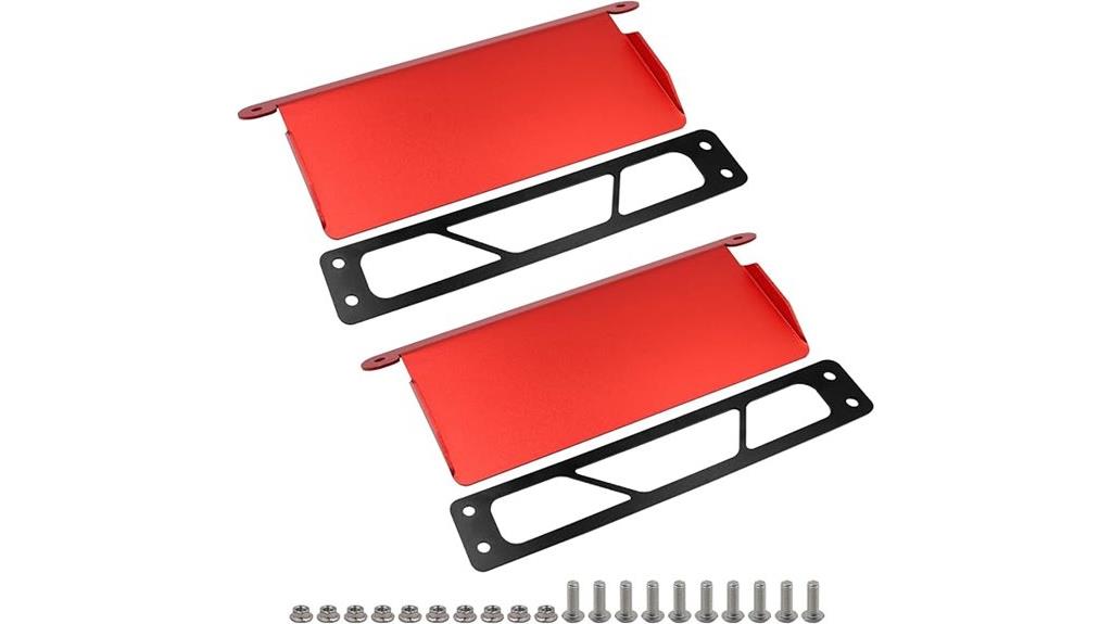 red intake duct scoop