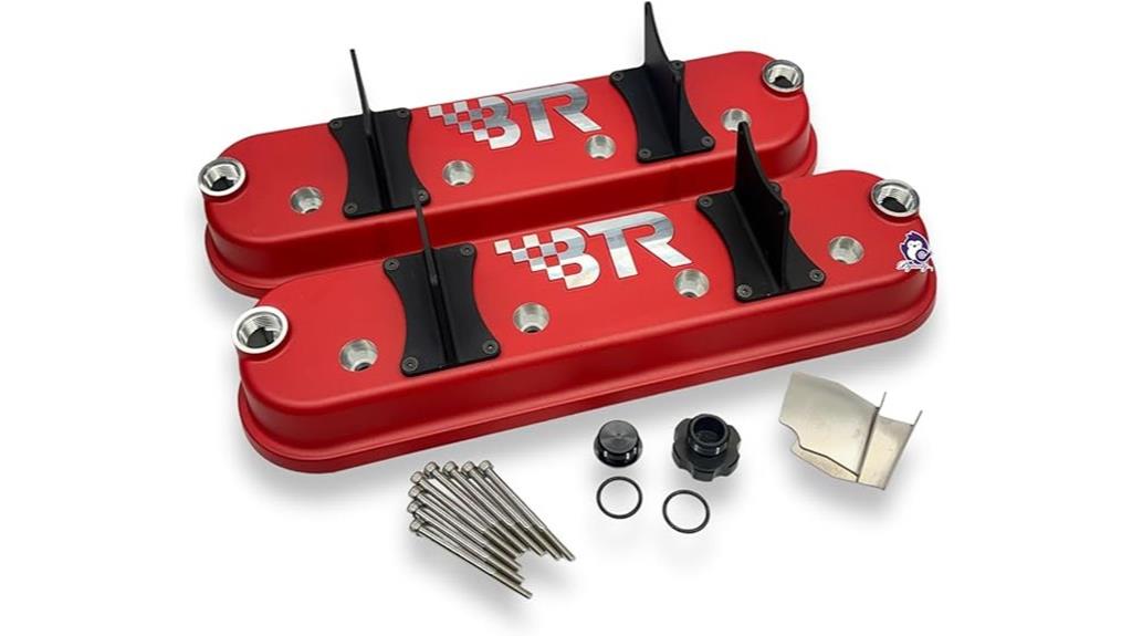 red ls valve cover pair
