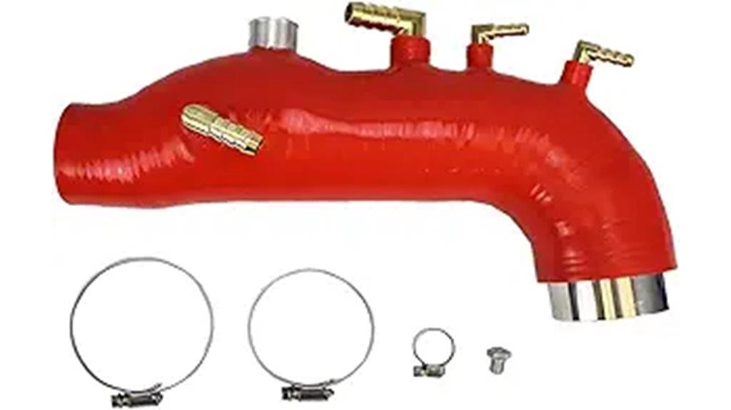 red silicone turbo inlet