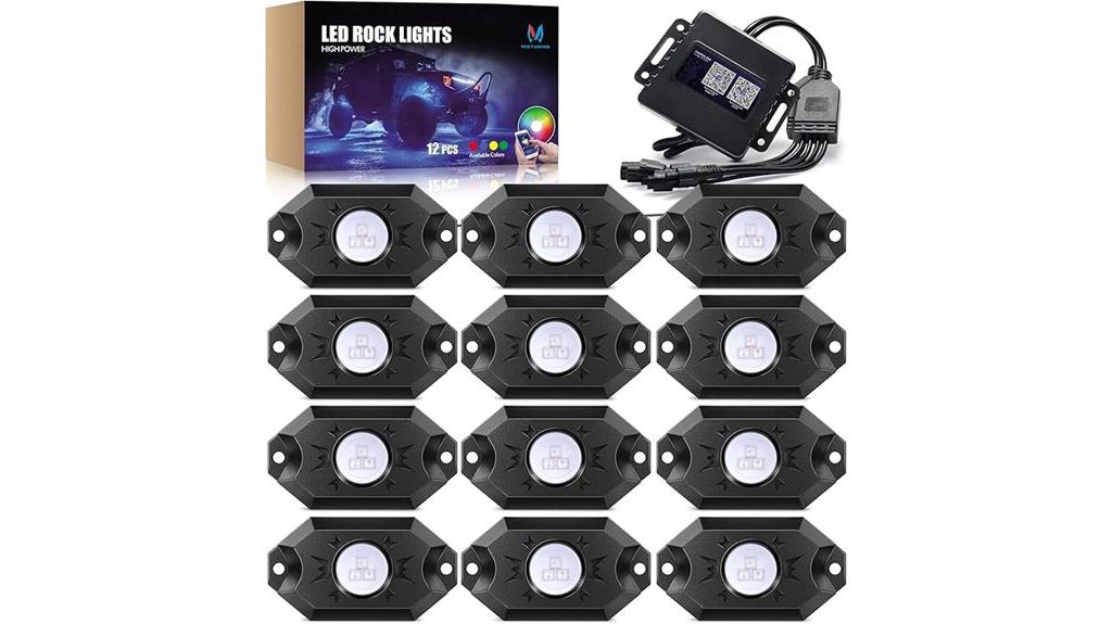 rgb rock light kit