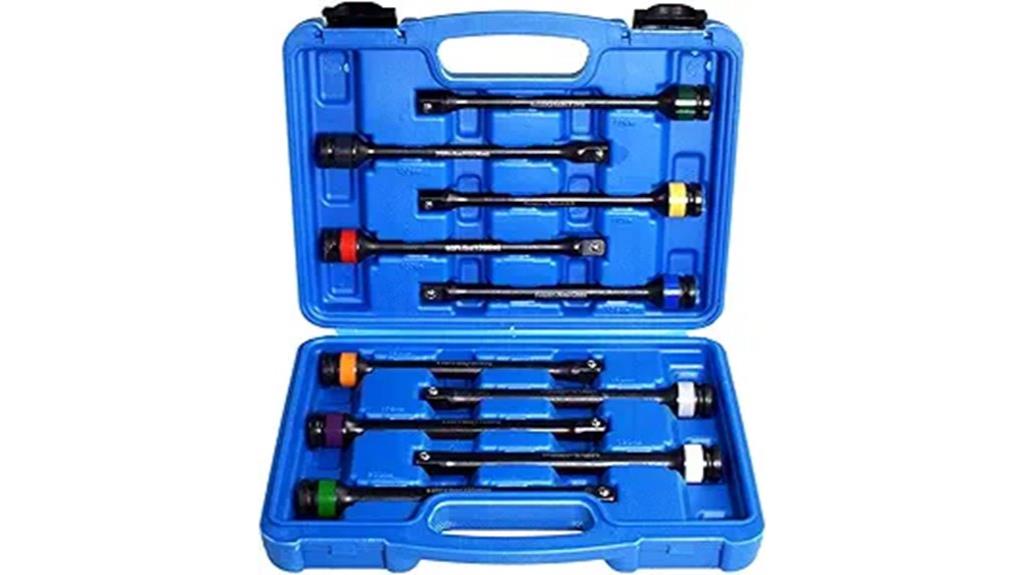 set of ten torque extension bars