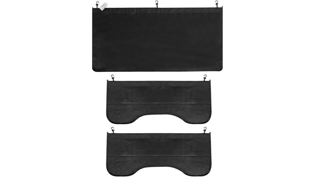 set of three fender protectors