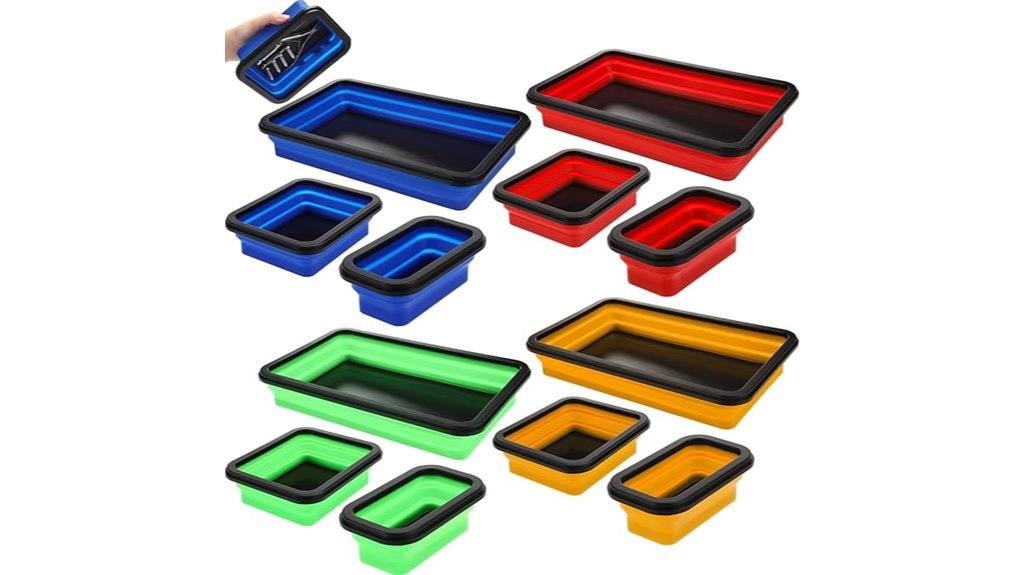 set of twelve magnetic trays