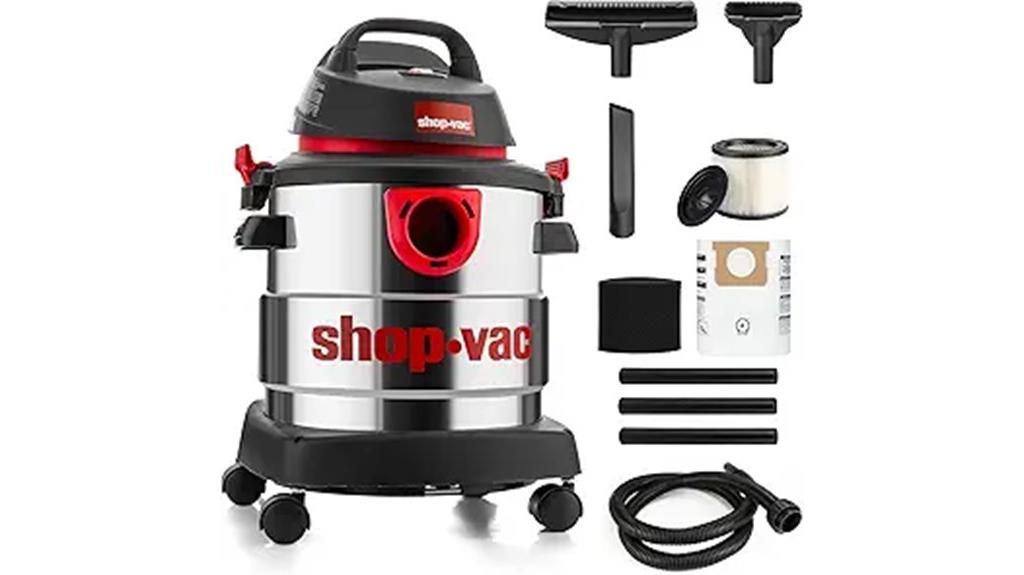 shop vac 5 gallon 4 5hp