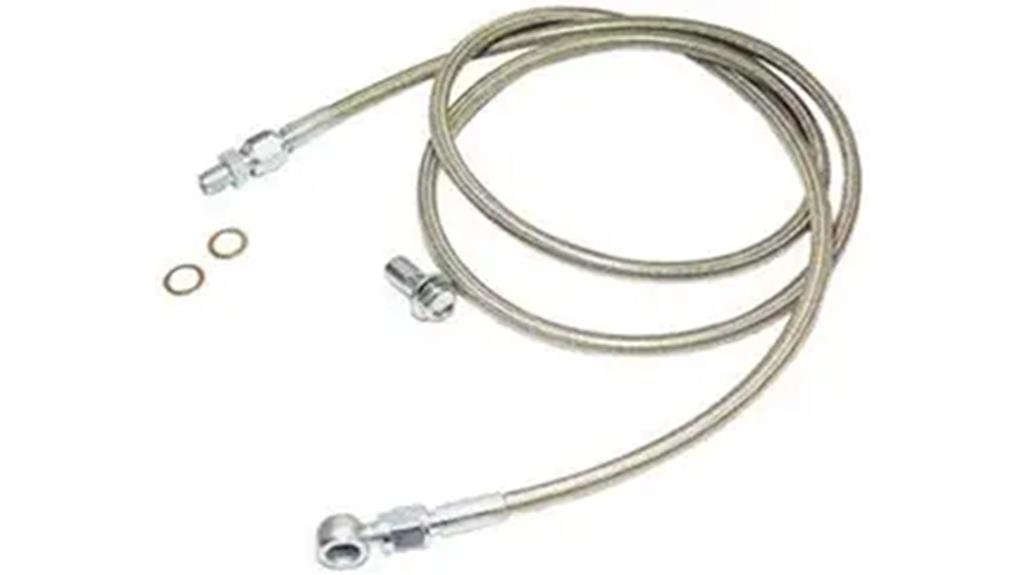 silver stainless steel clutch line