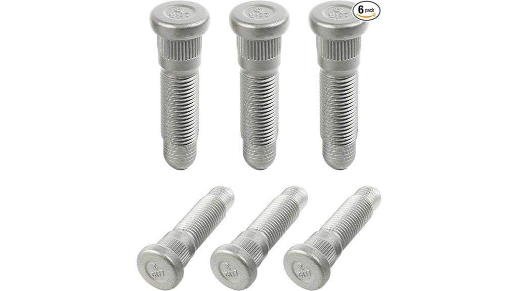 six m14 lug studs