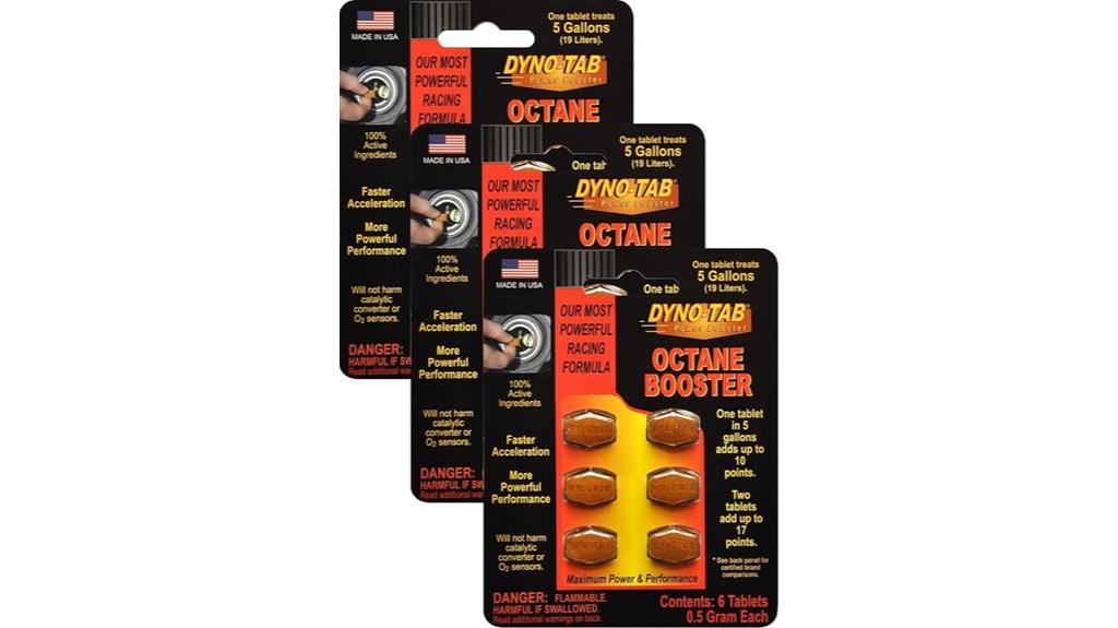 six tab octane booster pack