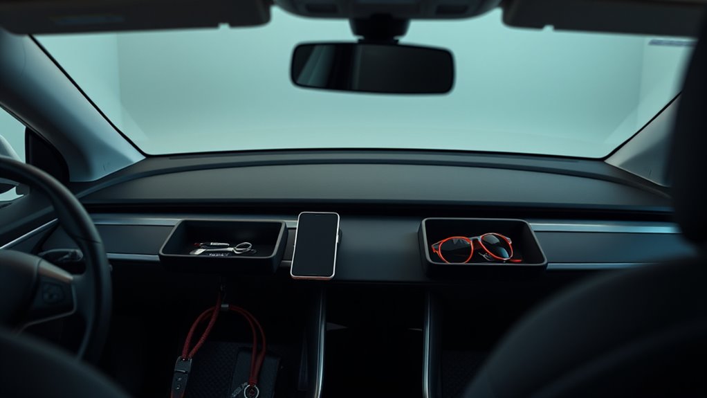tesla model y dash organizer
