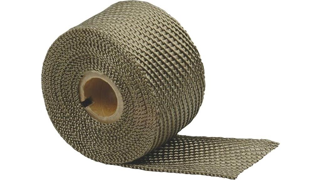 titanium exhaust heat wrap