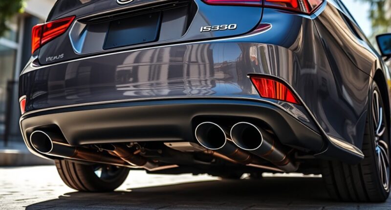 top lexus is350 mid pipes