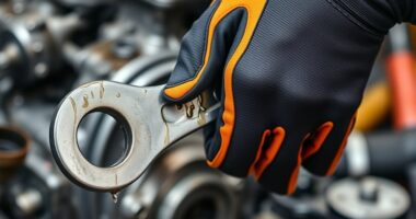 top oily work mechanic gloves