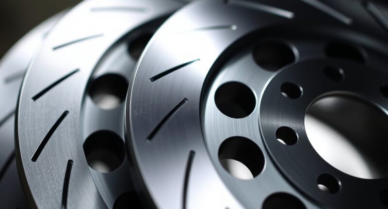 top slotted rotors for stopping