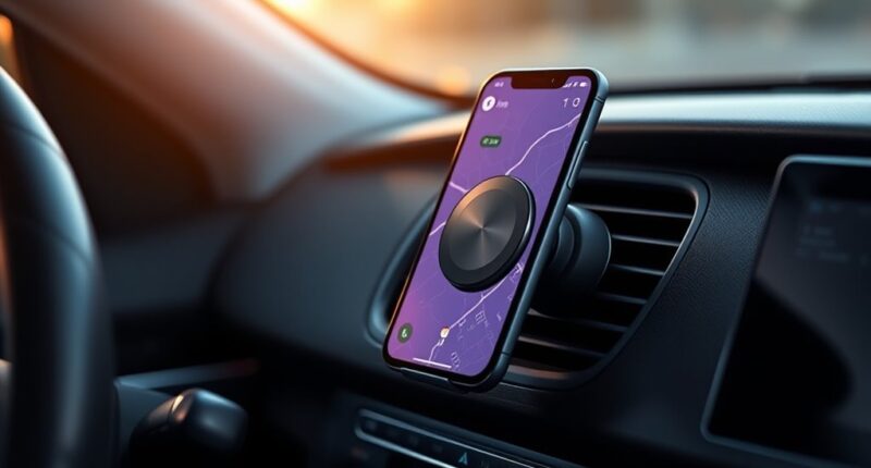 top vent magnetic phone holders