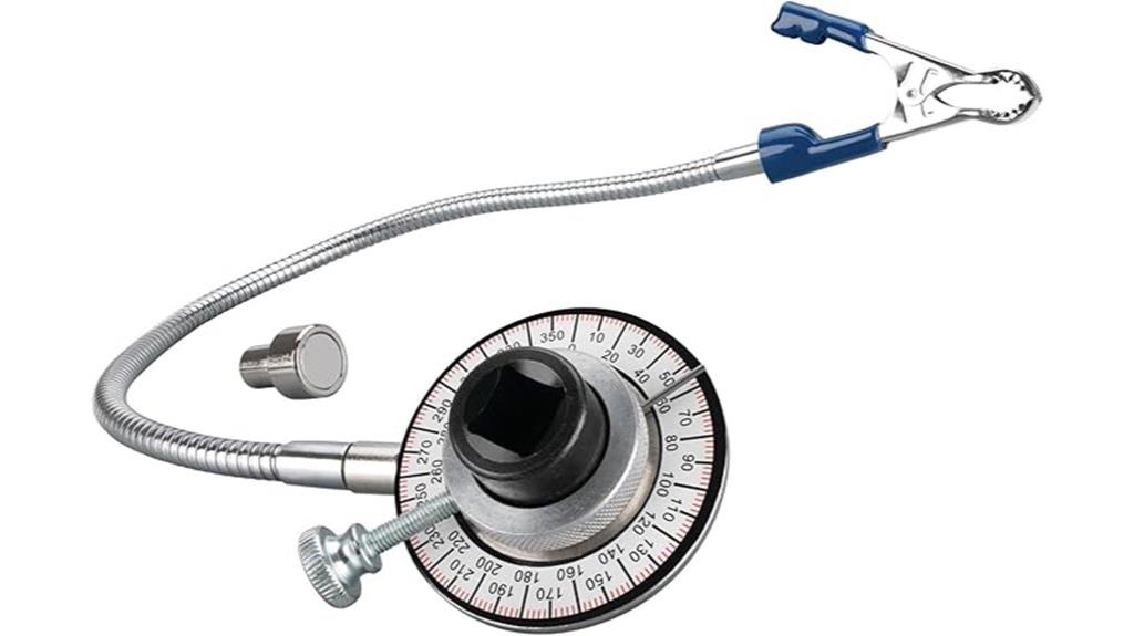torque angle gauge with flexible arm