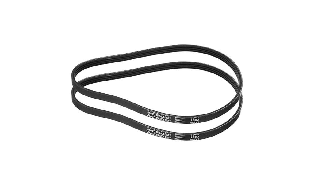 two poly v belts