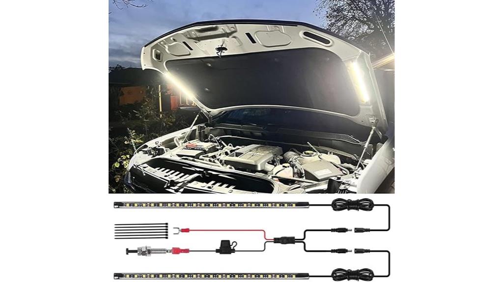 vehicle led hood lighting
