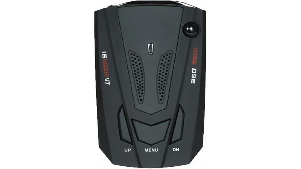 voice alert radar detector