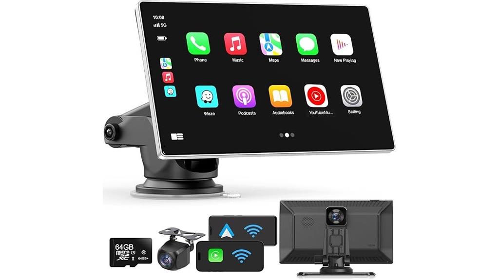 wireless carplay portable screen