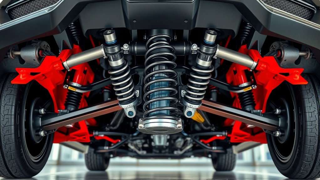 hybrid suspension weight distribution