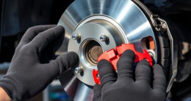 replacing brake pads and rotors