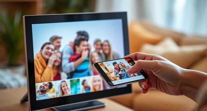 email enabled digital photo frames