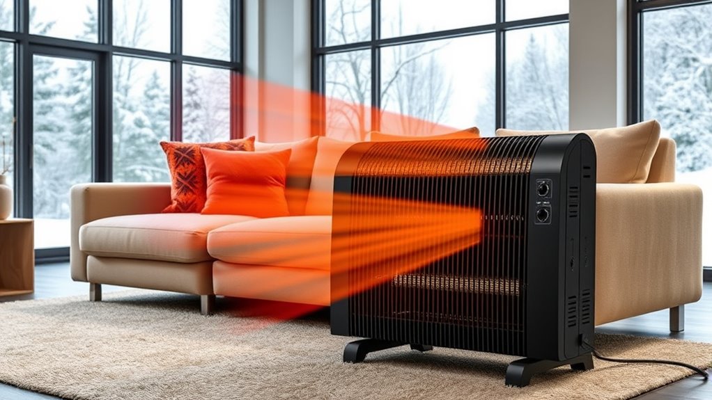 large room heating considerations
