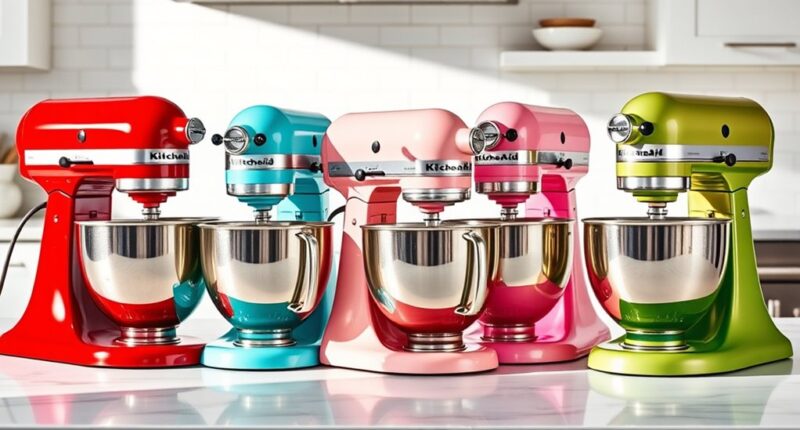 top 2025 mixer color trends