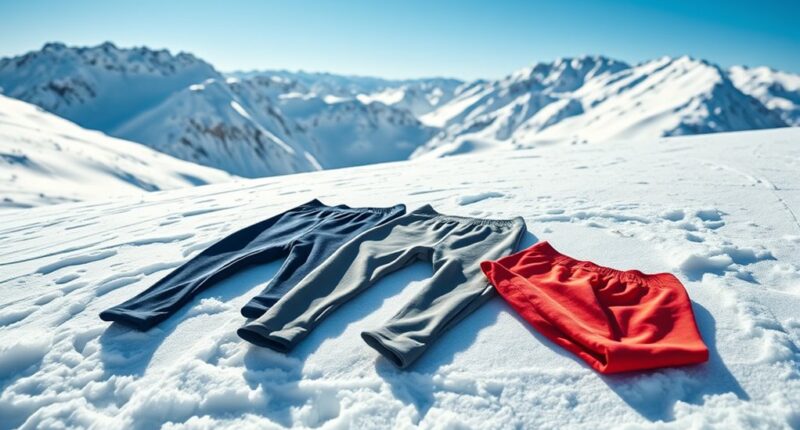 top ski thermal underwear