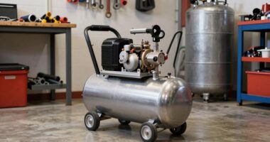 garage air compressor tank size