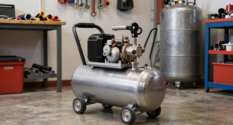 garage air compressor tank size