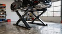 garage ceiling car lift