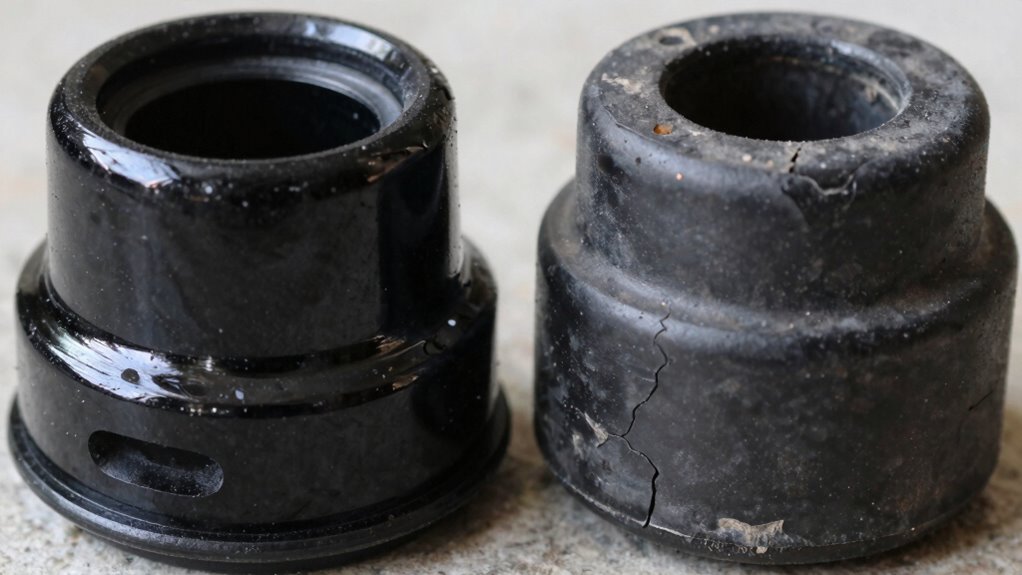 poly versus rubber bushings
