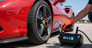 pre race tire pressure check