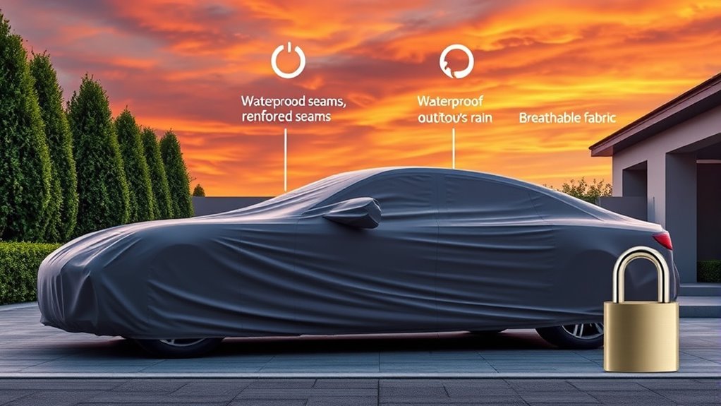 durable weatherproof vehicle cover