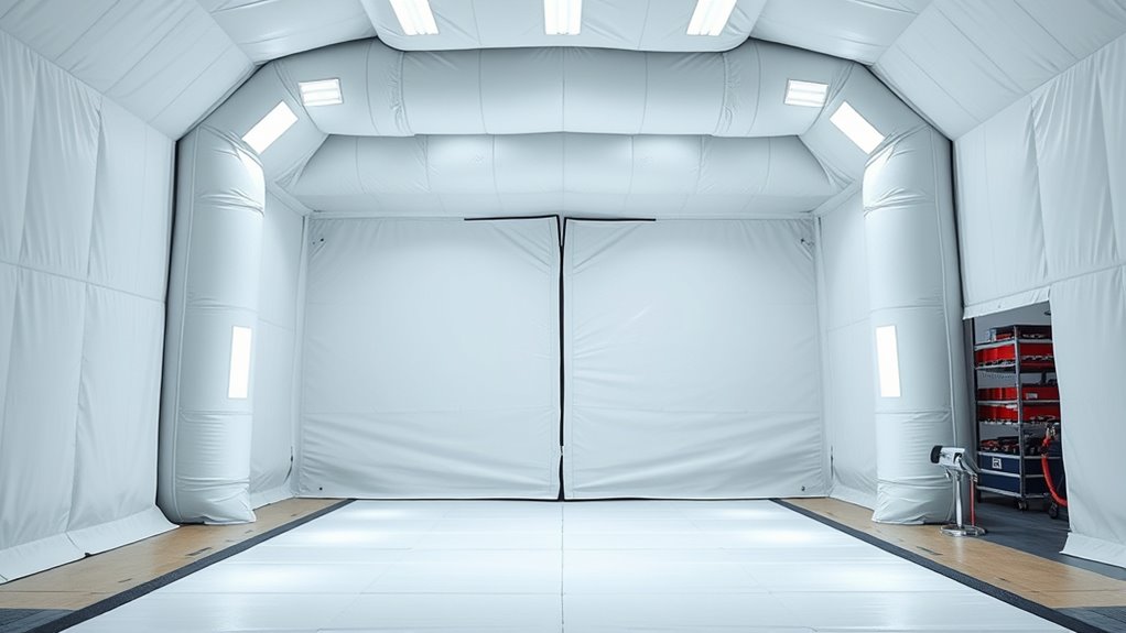 paint booth inflatable considerations