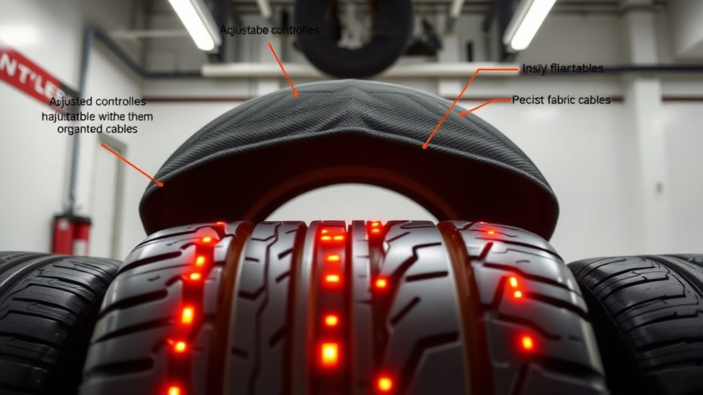 tire warmer compatibility and control