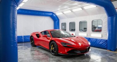 top car paint booths